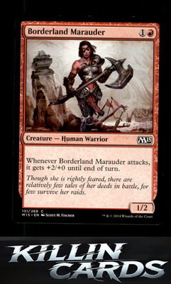 Borderland Marauder 131 Magic C Magic 2015 (M15) Card NM