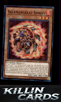 1st Edition Salamangreat Spinny SDSB-EN004 YuGiOh Super Rare Structure Deck: Sou