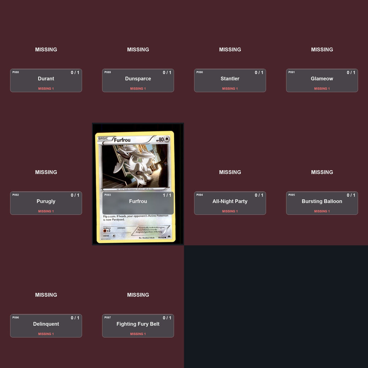 Pokemon TCG XY - BREAKpoint C/UC/R Standard Set 25 Cards