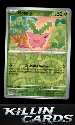 Reverse Holofoil Hoppip 001/193 Pokemon Common SV02: Paldea Evolved Card NM