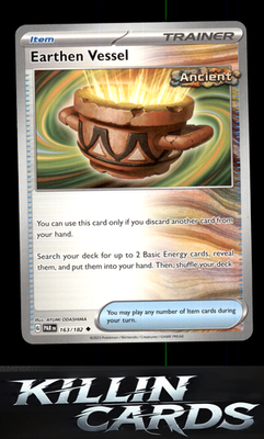 Earthen Vessel 163/182 Pokemon Uncommon SV04: Paradox Rift Card NM
