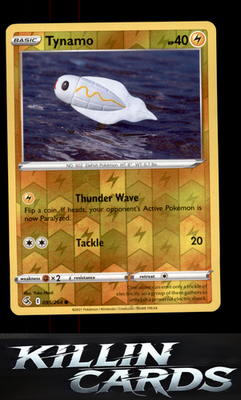 Reverse Holofoil Tynamo 095/264 Pokemon Common SWSH08: Fusion Strike Card NM