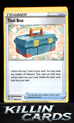 Tool Box 168/196 Pokemon Uncommon SWSH11: Lost Origin Card NM