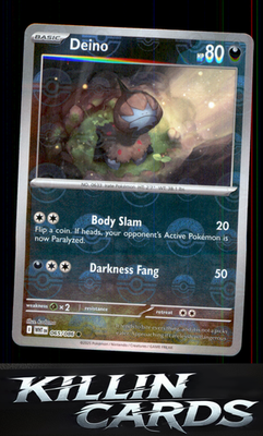 Deino (Poke Ball Pattern) 065/086 Pokemon Common SV: White Flare Card NM