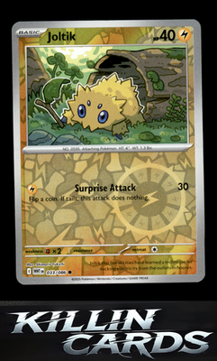Reverse Holofoil Joltik 033/086 Pokemon Common SV: White Flare Card NM
