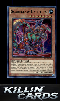 Scareclaw Kashtira OP21-EN008 YuGiOh Super Rare OTS Tournament Pack 21 Card NM