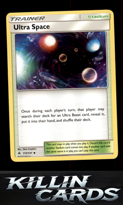 Ultra Space 115/131 Pokemon Uncommon SM - Forbidden Light Card NM
