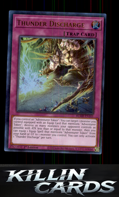 1st Edition Thunder Discharge BLMR-EN101 YuGiOh Ultra Rare Battles of Legend: Mo
