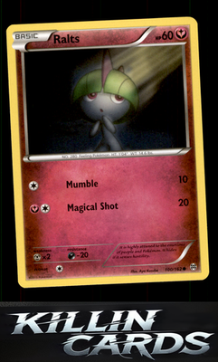 Ralts (100) 100/162 Pokemon Common XY - BREAKthrough Card NM