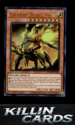 Therion "Duke" Yul MAMA-EN061 YuGiOh Ultra Rare Magnificent Mavens Card NM