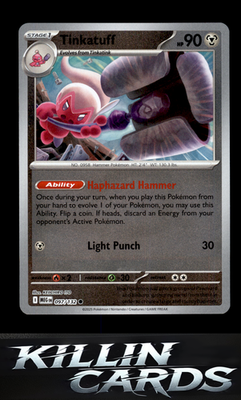Reverse Holofoil Tinkatuff 097/132 Pokemon Common ME01: Mega Evolution Card NM