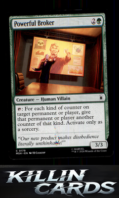Powerful Broker 179 Magic C Marvel Super Heroes Card NM