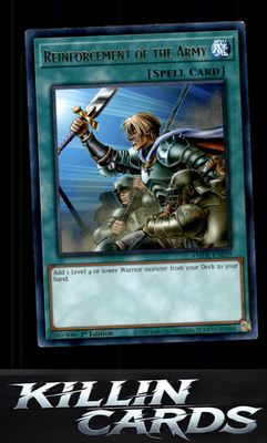 1st Edition Reinforcement of the Army AMDE-EN039 YuGiOh Rare Amazing Defenders C