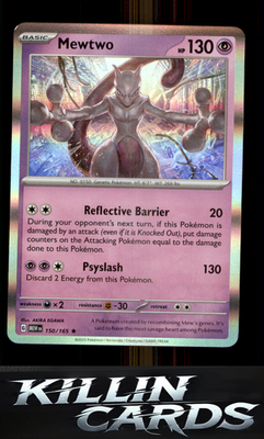 Mewtwo 150/165 Pokemon Rare SV: Scarlet & Violet 151 Card NM
