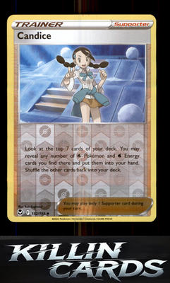 Candice 152/195 Pokemon Uncommon SWSH12: Silver Tempest Card NM