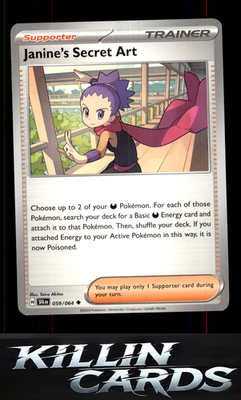 Janine's Secret Art - 059/064 059/064 Pokemon Uncommon SV: Shrouded Fable Card N