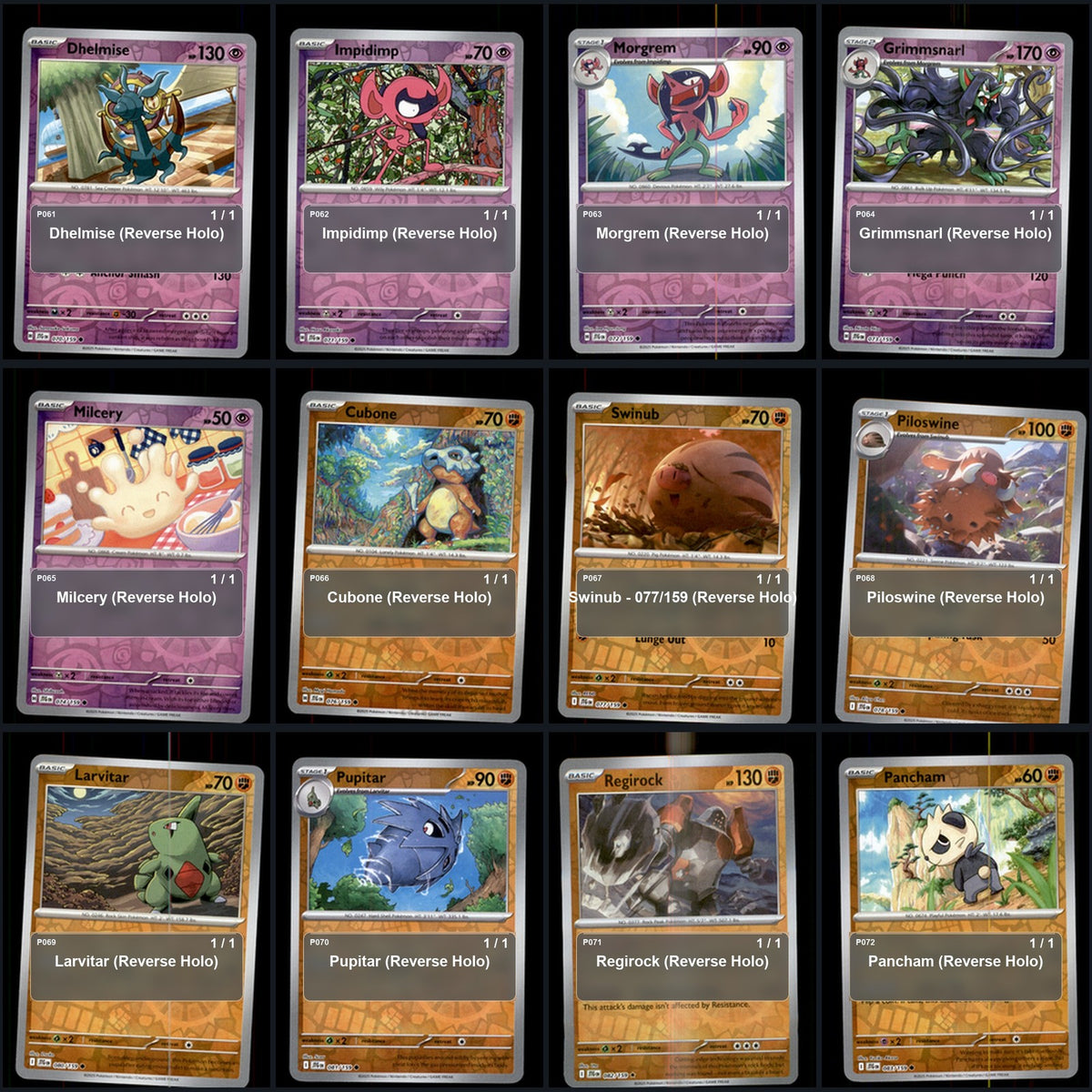 Pokemon TCG SV09: Journey Together Reverse Holo Master Set 115 Reverse Holo Card