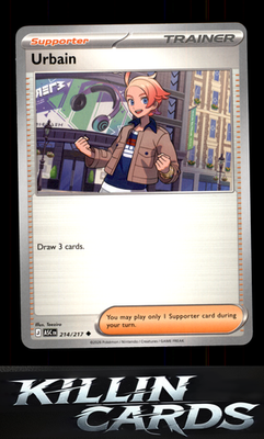 Urbain 214/217 Pokemon Uncommon ME: Ascended Heroes Card NM