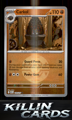 Reverse Holofoil Carkol (Dusk Ball) 119/217 Pokemon Common ME: Ascended Heroes C