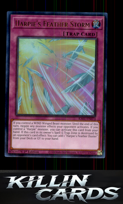 1st Edition Harpie's Feather Storm (PUR) RA01-EN073 YuGiOh Prismatic Ultimate Ra