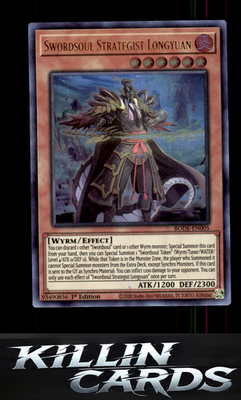 1st Edition Swordsoul Strategist Longyuan BODE-EN005 YuGiOh Ultra Rare Burst of