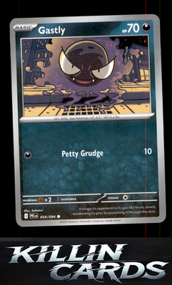 Gastly 054/094 Pokemon Common ME02: Phantasmal Flames Card NM