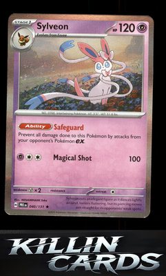 Sylveon 040/131 Pokemon Rare SV: Prismatic Evolutions Card NM