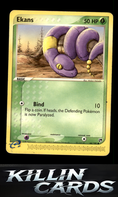 Ekans 64/100 Pokemon Common Sandstorm Card NM