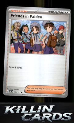 Friends in Paldea - 109/131 109/131 Pokemon Common SV: Prismatic Evolutions Card