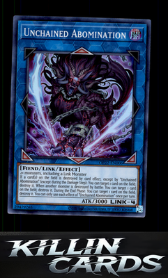 Unchained Abomination OP22-EN006 YuGiOh Super Rare OTS Tournament Pack 22 Card N