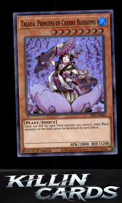 1st Edition Talaya, Princess of Cherry Blossoms SESL-EN052 YuGiOh Super Rare Sec