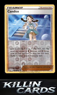 Reverse Holofoil Candice 152/195 Pokemon Uncommon SWSH12: Silver Tempest Card NM