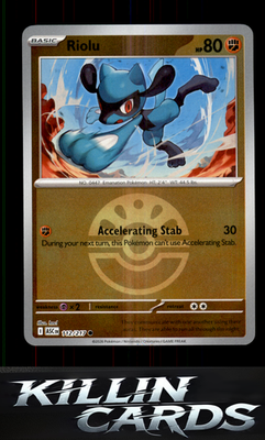 Reverse Holofoil Riolu (Friend Ball) 112/217 Pokemon Common ME: Ascended Heroes