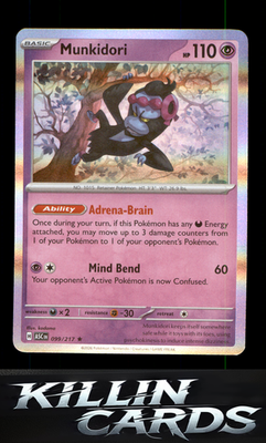 Munkidori 099/217 Pokemon Rare ME: Ascended Heroes Card NM