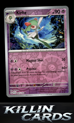 Reverse Holofoil Kirlia - 085/198 085/198 Pokemon Common SV01: Scarlet & Violet