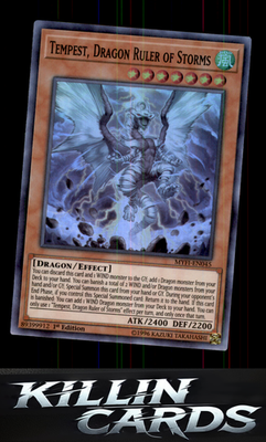 1st Edition Tempest, Dragon Ruler of Storms MYFI-EN045 YuGiOh Super Rare Mystic