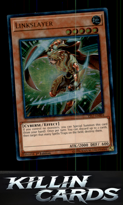 1st Edition Linkslayer YS17-EN004 YuGiOh Ultra Rare Starter Deck: Link Strike Ca