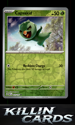 Reverse Holofoil Capsakid - 023/197 023/197 Pokemon Common SV03: Obsidian Flames