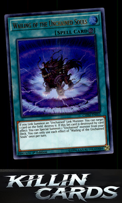 1st Edition Wailing of the Unchained Souls CHIM-EN055 YuGiOh Ultra Rare Chaos Im