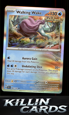 Walking Wake 063/167 Pokemon Rare SV06: Twilight Masquerade Card NM
