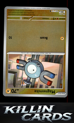 Reverse Holofoil Magnemite 045/132 Pokemon Common ME01: Mega Evolution Card NM