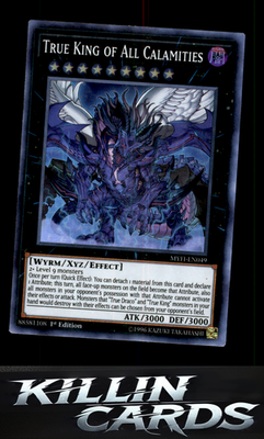 1st Edition True King of All Calamities MYFI-EN049 YuGiOh Super Rare Mystic Figh