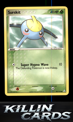 Surskit 82/110 Pokemon Common Holon Phantoms Card LP