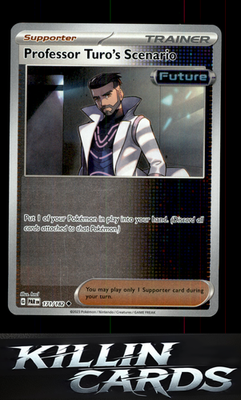 Reverse Holofoil Professor Turo's Scenario 171/182 Pokemon Uncommon SV04: Parado