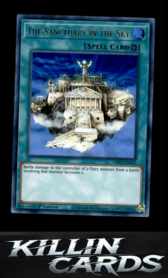1st Edition The Sanctuary in the Sky GFP2-EN151 YuGiOh Ultra Rare Ghosts From th