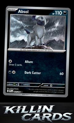 Reverse Holofoil Absol 063/094 Pokemon Common ME02: Phantasmal Flames Card NM