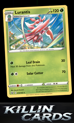 Lurantis 015/163 Pokemon Rare SWSH05: Battle Styles Card NM
