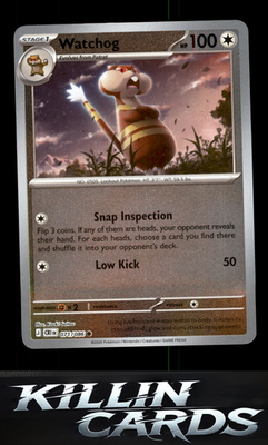 Reverse Holofoil Watchog - 071/086 071/086 Pokemon Common ME04: Chaos Rising Car