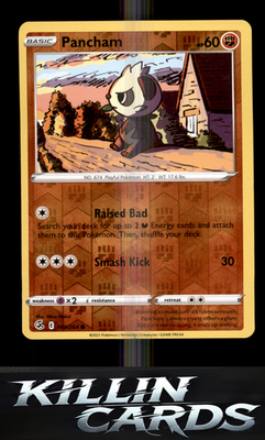 Reverse Holofoil Pancham 149/264 Pokemon Common SWSH08: Fusion Strike Card NM