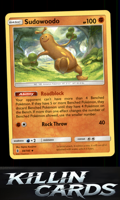 Sudowoodo 66/145 Pokemon Uncommon SM - Guardians Rising Card LP
